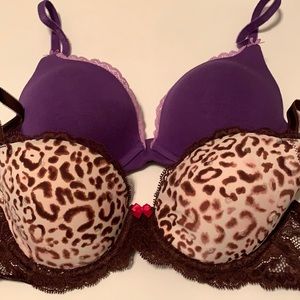 Pink by VS x2 Bras